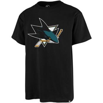 T-shirt '47 Brand 47 NHL TEE SAN JOSE SHARKS PRINT ECHO JET BLACK