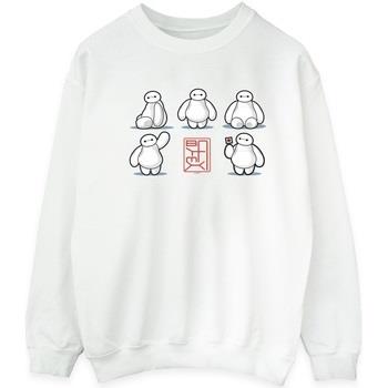 Sweat-shirt Disney Big Hero 6 Baymax Many Poses