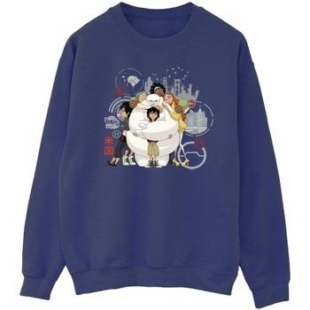 Sweat-shirt Disney Big Hero 6 Baymax Group Hug