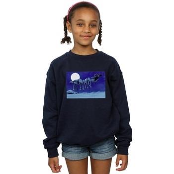 Sweat-shirt enfant Disney Christmas AT-AT Sleigh