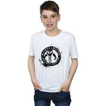 T-shirt enfant Disney The Mandalorian Bounty Hunter