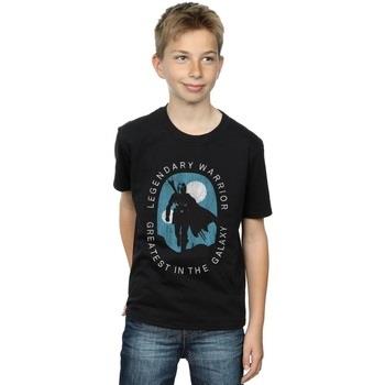 T-shirt enfant Disney The Mandalorian Legendary Warrior Greatest In Th...