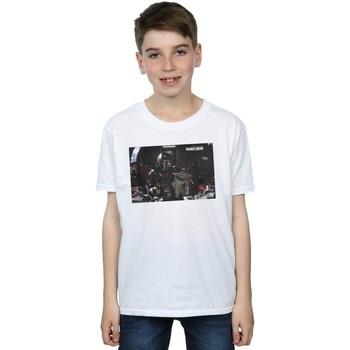 T-shirt enfant Disney The Mandalorian And Co-Pilot