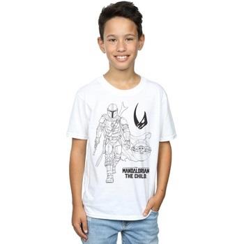 T-shirt enfant Disney The Mandalorian Clan Of Two