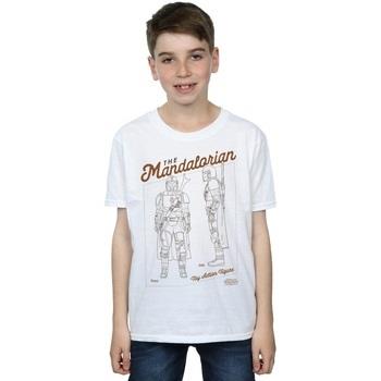 T-shirt enfant Disney The Mandalorian Action Figure