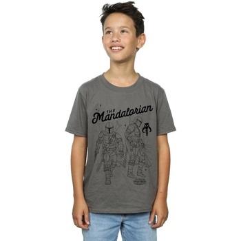 T-shirt enfant Disney The Mandalorian Hunter Profile