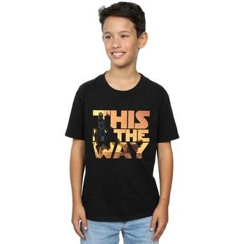 T-shirt enfant Disney The Mandalorian The Way