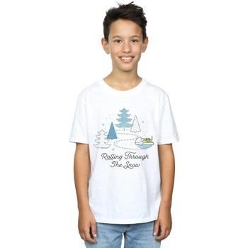 T-shirt enfant Disney The Mandalorian Rolling Through The Snow