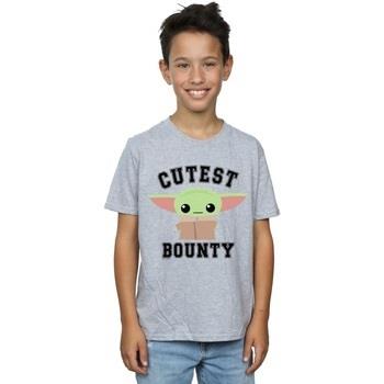 T-shirt enfant Disney The Mandalorian Cutest Bounty