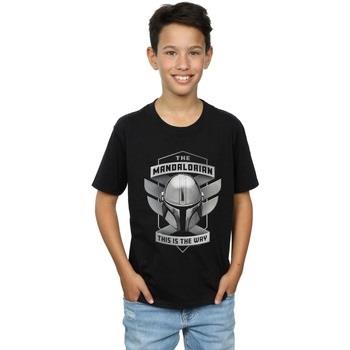 T-shirt enfant Disney The Mandalorian This Is The Way