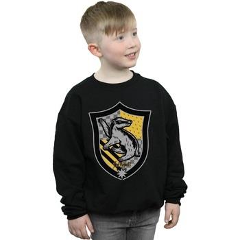 Sweat-shirt enfant Harry Potter Hufflepuff Crest Flat