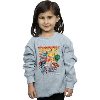 Sweat-shirt enfant Marvel Our Dad Superhero