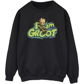 Sweat-shirt Marvel Guardians Of The Galaxy I Am Groot Jumping