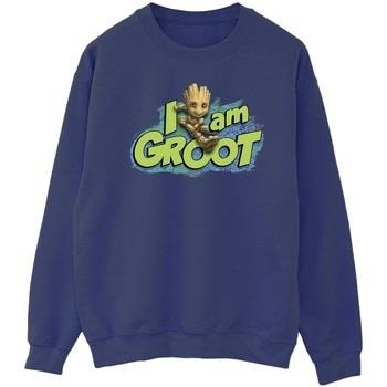 Sweat-shirt Marvel Guardians Of The Galaxy I Am Groot Jumping