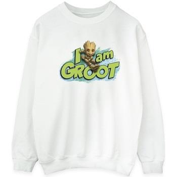 Sweat-shirt Marvel Guardians Of The Galaxy I Am Groot Jumping