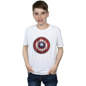 T-shirt enfant Marvel Captain America Wooden Shield