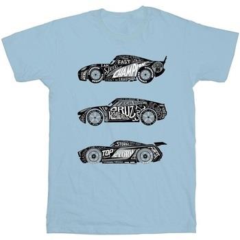 T-shirt Disney Cars Text Racers