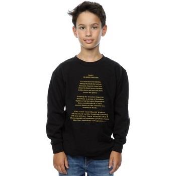 Sweat-shirt enfant Disney The Empire Strikes Back Opening Crawl