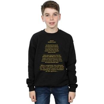 Sweat-shirt enfant Disney Return Of The Jedi Opening Crawl