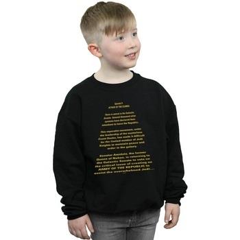 Sweat-shirt enfant Disney Attack Of The Clones Opening Crawl