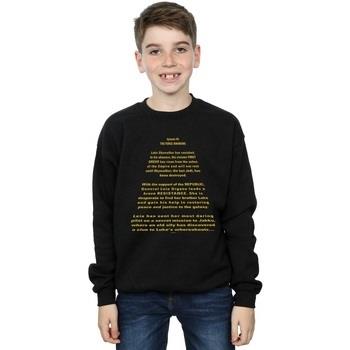 Sweat-shirt enfant Disney The Force Awakens Opening Crawl