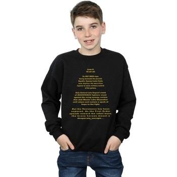 Sweat-shirt enfant Disney The Last Jedi Opening Crawl