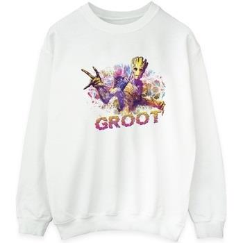 Sweat-shirt Marvel Guardians Of The Galaxy Abstract Groot