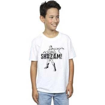 T-shirt enfant Dc Comics Shazam Outline