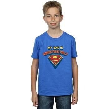 T-shirt enfant Dc Comics My Dad Is Indestructible