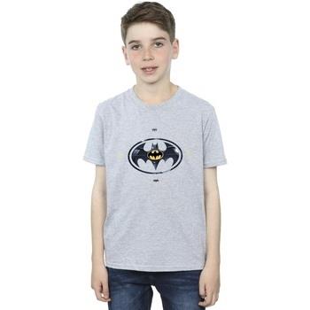 T-shirt enfant Dc Comics The Flash Batman Metal Logo