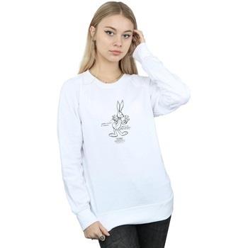 Sweat-shirt Dessins Animés Bugs Bunny White Belly