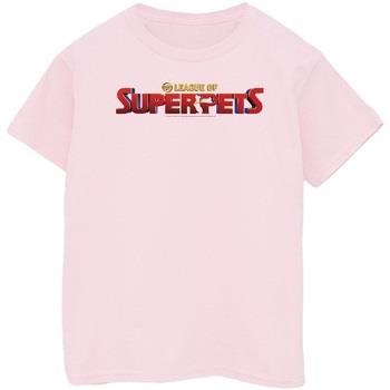 T-shirt enfant Dc Comics DC League Of Super-Pets Movie Logo