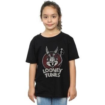 T-shirt enfant Dessins Animés Bugs Bunny Circle Logo