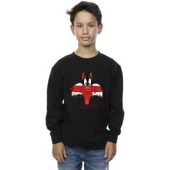 Sweat-shirt enfant Dessins Animés Sylvester England Face