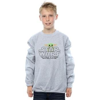 Sweat-shirt enfant Disney The Mandalorian The Child Strong