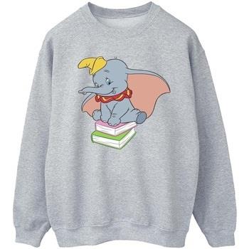 Sweat-shirt Disney Dumbo Sitting On Books