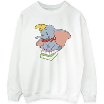 Sweat-shirt Disney Dumbo Sitting On Books