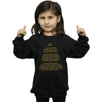 Sweat-shirt enfant Disney A New Hope Opening Crawl