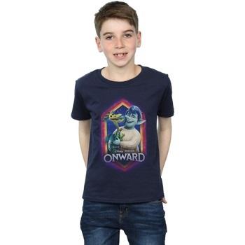 T-shirt enfant Disney Onward Laurel And Blazey Crest