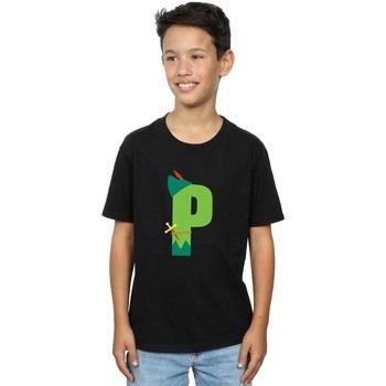 T-shirt enfant Disney Alphabet P Is For Peter Pan