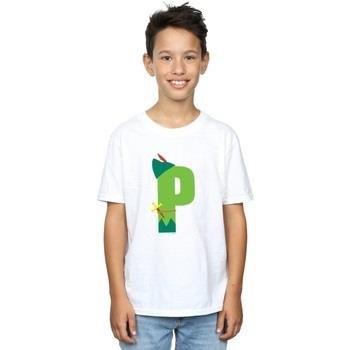 T-shirt enfant Disney Alphabet P Is For Peter Pan