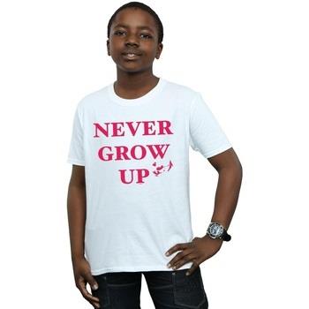 T-shirt enfant Disney Never Grow Up