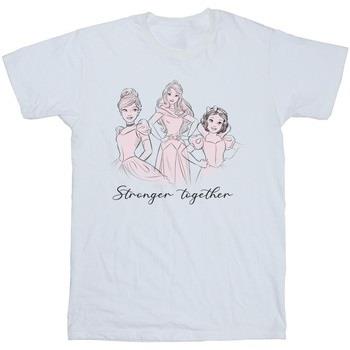 T-shirt enfant Disney Princesses Stronger Together