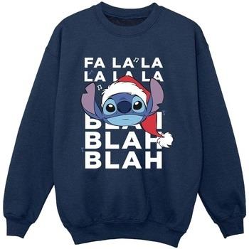 Sweat-shirt enfant Disney Lilo And Stitch Christmas Blah Blah Blah