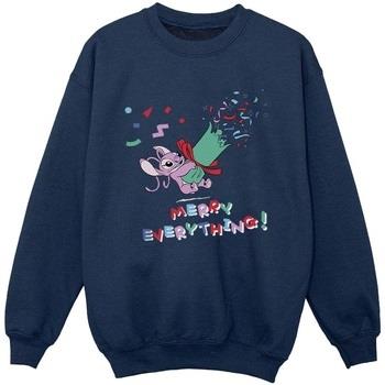 Sweat-shirt enfant Disney Lilo And Stitch Angel Merry Everything