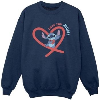 Sweat-shirt enfant Disney Lilo Stitch Love You Mum