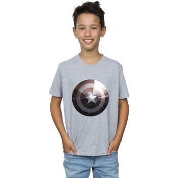 T-shirt enfant Marvel Captain America Shield Shiny