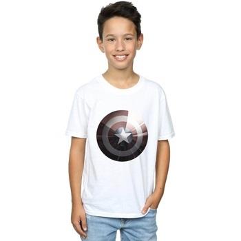 T-shirt enfant Marvel Captain America Shield Shiny