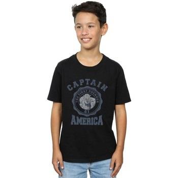 T-shirt enfant Marvel Captain America Collegiate