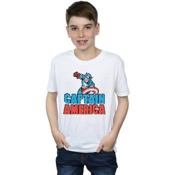 T-shirt enfant Marvel Captain America Pixelated